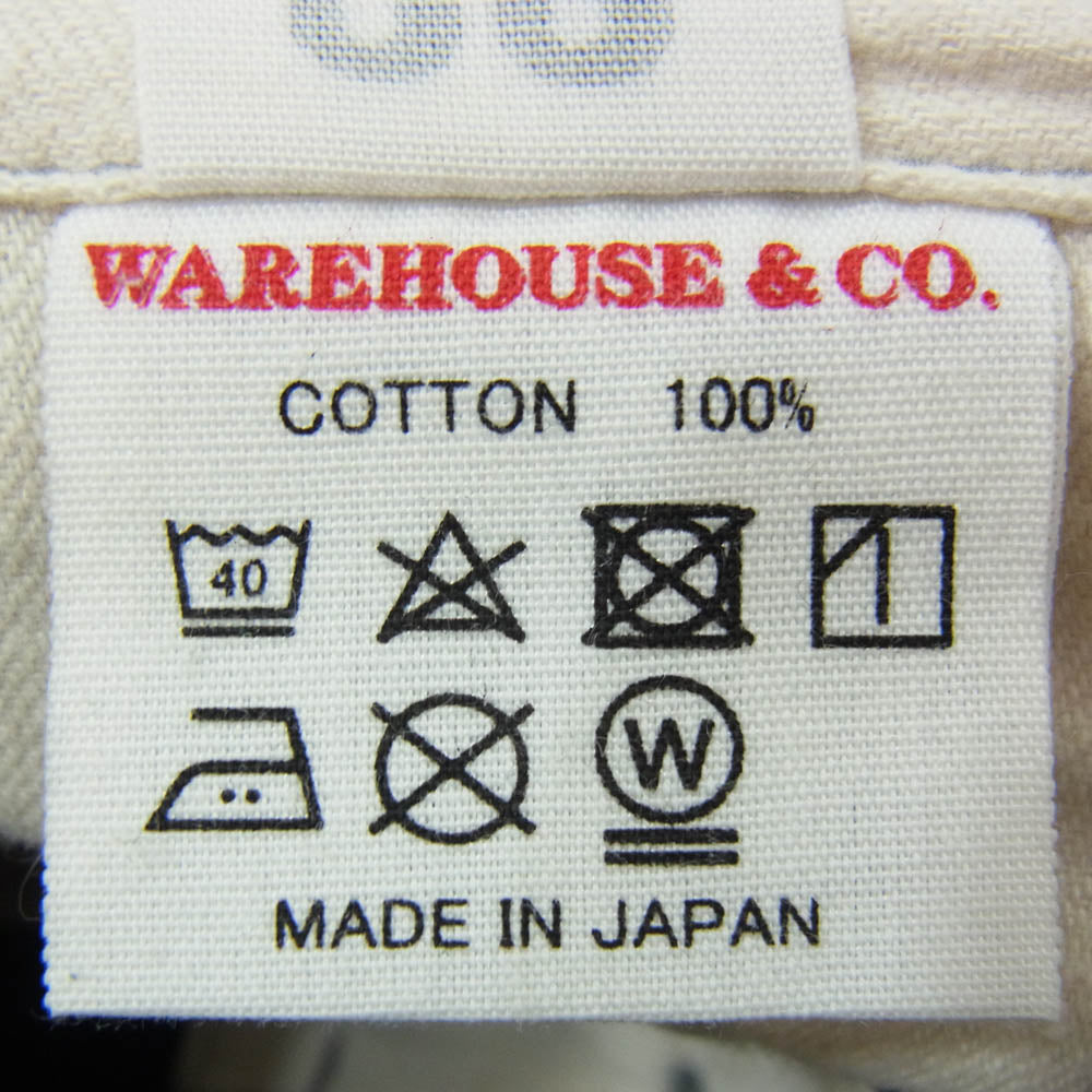 WAREHOUSE ウエアハウス DUCK DIGGER チノ ワーク トラウザーズ パンツ ネイビー系 33【中古】