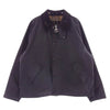 Barbour バブアー 242MWX1678 TRANSPORT トランスポート 襟コーデュロイ 裏地チェック ワックス ショート ジャケット ダークグレー系 38【中古】