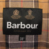 Barbour バブアー 242MWX1678 TRANSPORT トランスポート 襟コーデュロイ 裏地チェック ワックス ショート ジャケット ダークグレー系 38【中古】