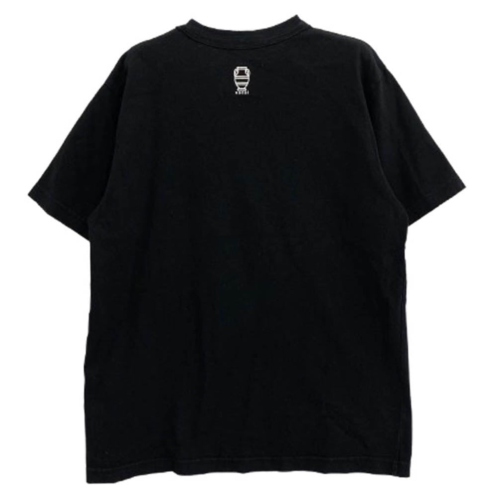 Sacai サカイ 19SS 19-0002S melting pot T shirts メルティング ポット クルーネック プリント 半袖 Tシャツ ブラック系 2【中古】