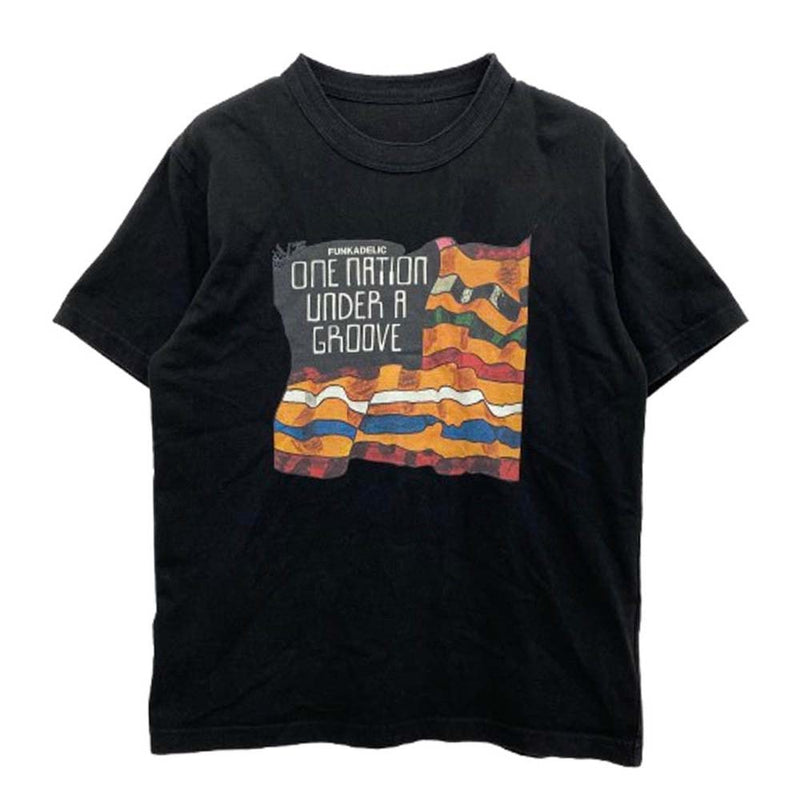 Sacai サカイ 20SS 20-0104S FUNKADELIC ファンカデリック クルーネック フロント プリント 半袖 Tシャツ ブラック系 2【中古】