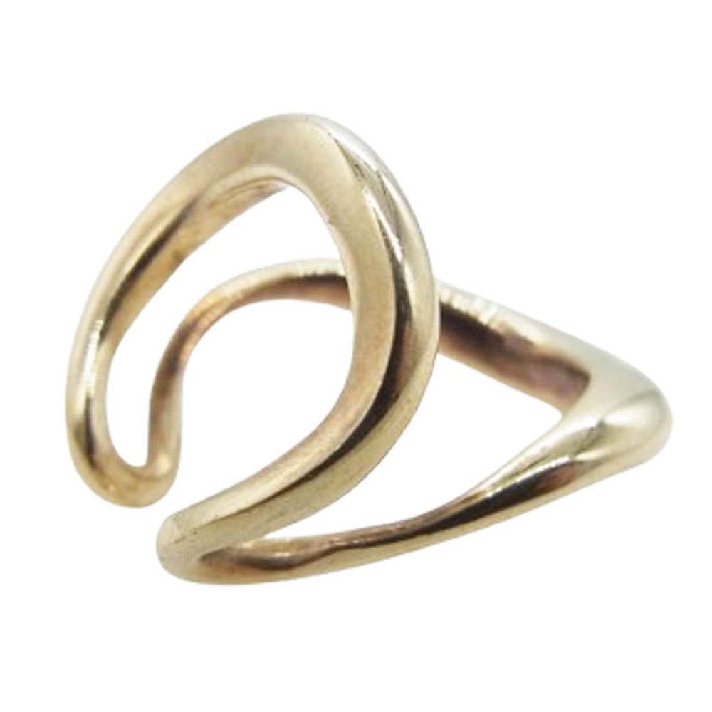 ブラン イリス ダブルフープ イヤーカフ ゴールド系【中古】