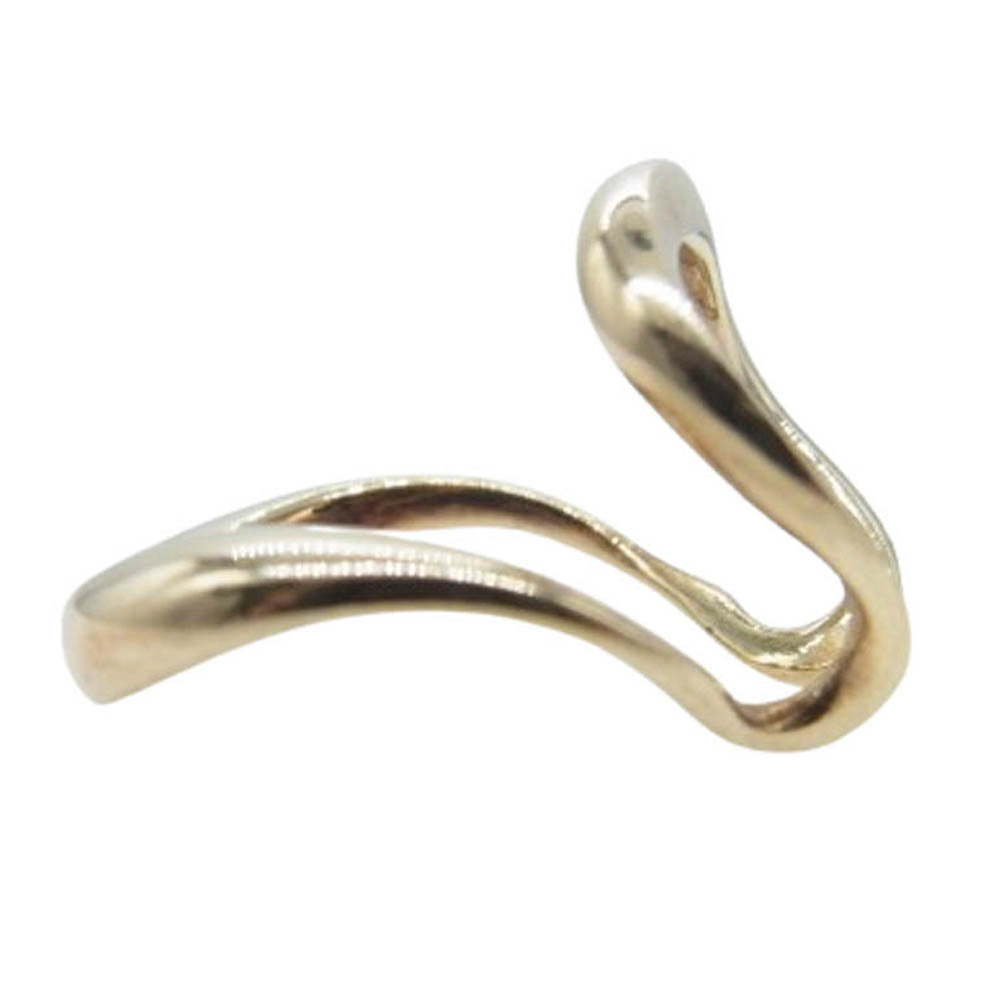 ブラン イリス ダブルフープ イヤーカフ ゴールド系【中古】