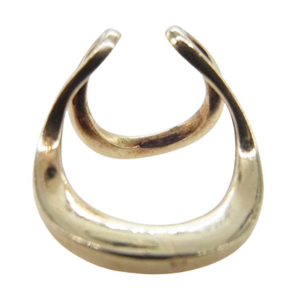 ブラン イリス ダブルフープ イヤーカフ ゴールド系【中古】