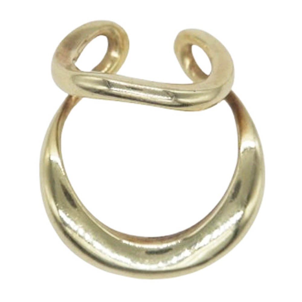 ブラン イリス ダブルフープ イヤーカフ ゴールド系【中古】