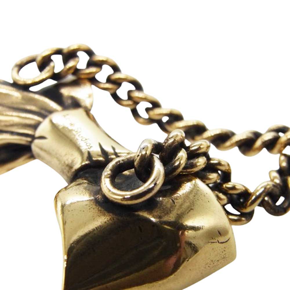 ACNE STUDIOS アクネストゥディオズ BOW NECKLACE リボン ネックレス ゴールド系【中古】