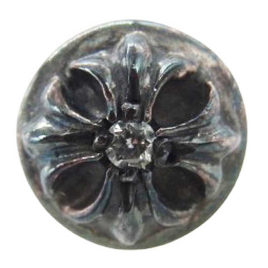 CHROME HEARTS クロムハーツ（原本有） STUD CRSBLL 1/DIA 1ダイヤ クロスボール スタッド ピアス【中古】