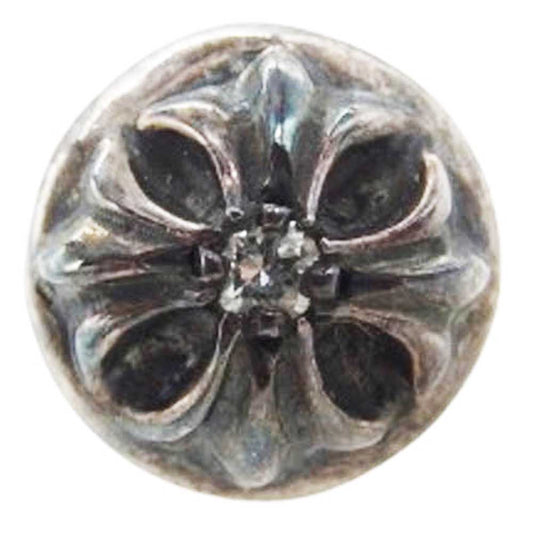 CHROME HEARTS クロムハーツ（原本無） STUD CRSBLL 1/DIA 1ダイヤ クロスボール スタッド ピアス【中古】