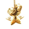 CHROME HEARTS クロムハーツ（原本有） 22K CO STAR DMND スター スタッド 1ダイヤ ゴールド ピアス ゴールド系【中古】