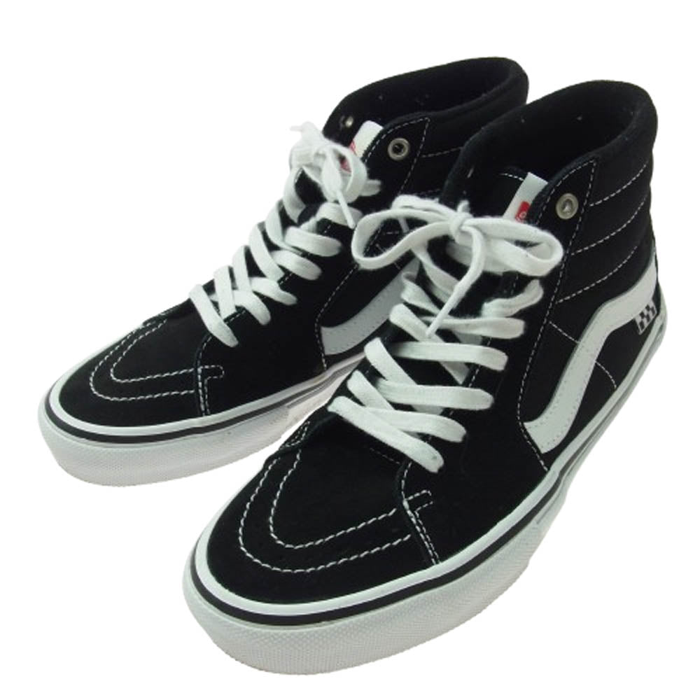 VANS バンズ VN0A5FCCY28 Sk8-Hi Black White Checkerboard スケートハイ ブラック ホワイト チェッカーボード ブラック系 26.0cm【中古】