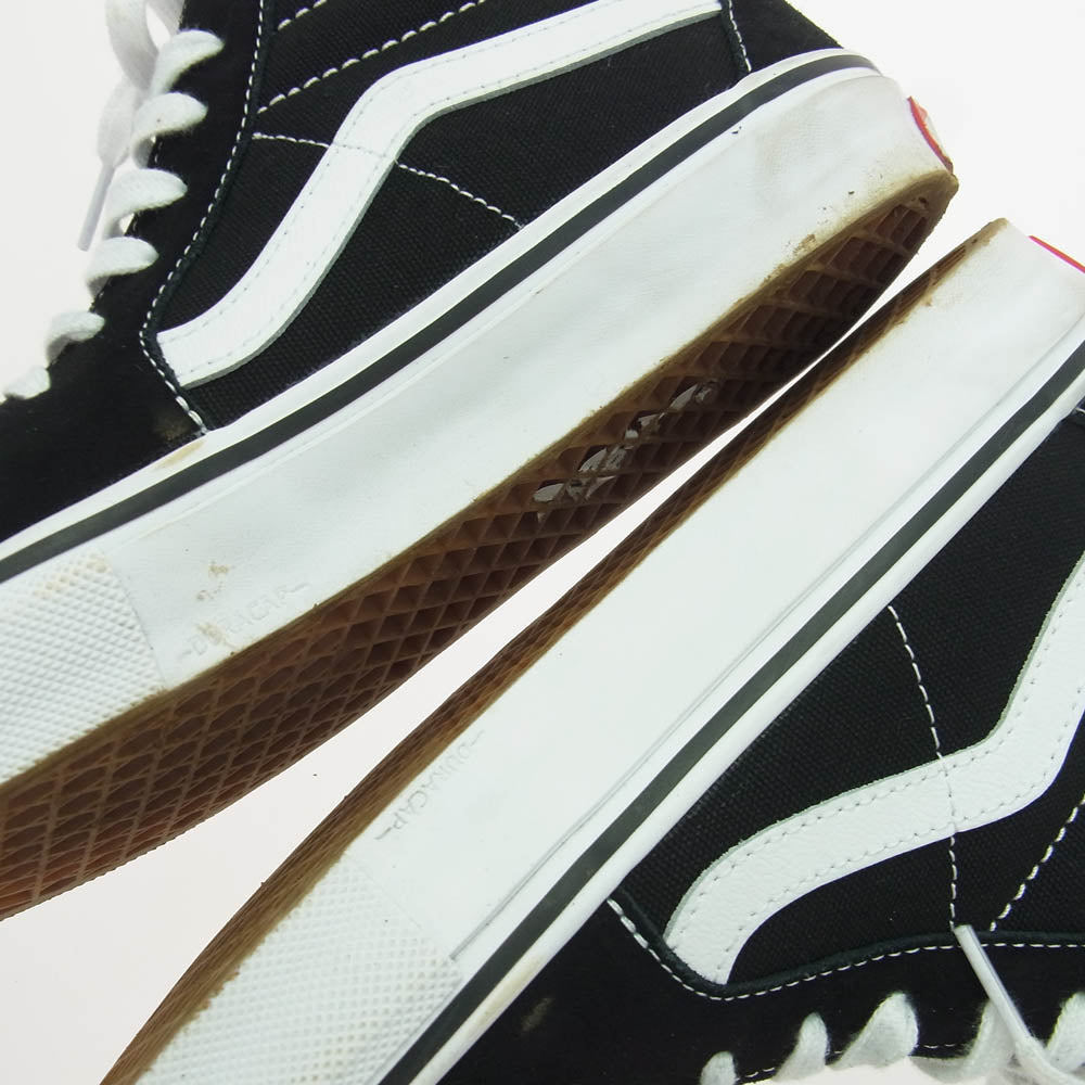 VANS バンズ VN0A5FCCY28 Sk8-Hi Black White Checkerboard スケートハイ ブラック ホワイト チェッカーボード ブラック系 26.0cm【中古】