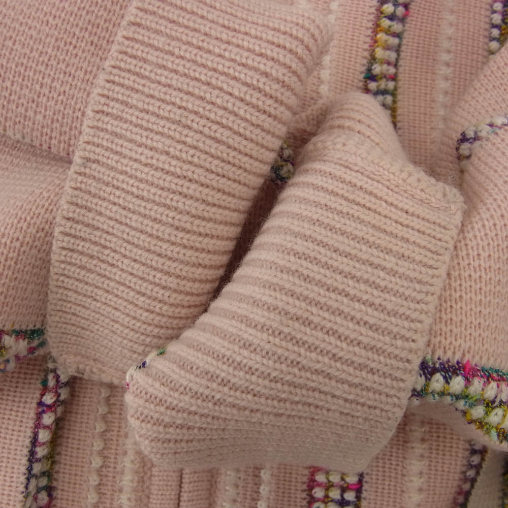 Supreme シュプリーム 24AW RN101837 Speckle Stripe Zip Up Cardigan ジップアップ 長袖 カーディガン ピンク系 M【中古】