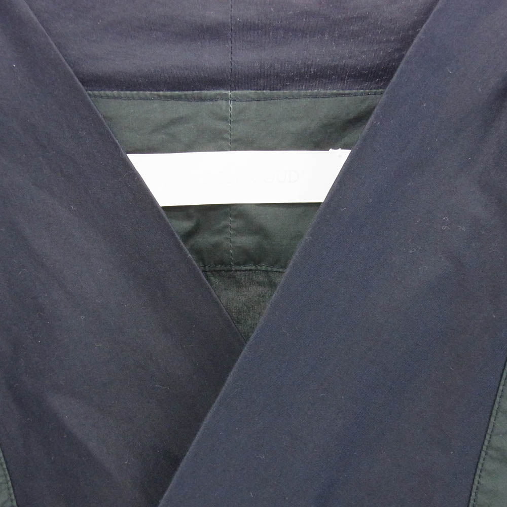 アシードンクラウド 310151605 コットン プルオーバー 長袖 シャツ ネイビー系 ブルーブラック系 M【中古】