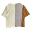 THE NORTH FACE ノースフェイス NT3221N PURPLE LABEL Asymmetry Logo Tee アシメ ロゴ 半袖 Tシャツ ◆アシンメトリー クレイジーカラー ロゴ Tシャツ マルチカラー系 WS【中古】