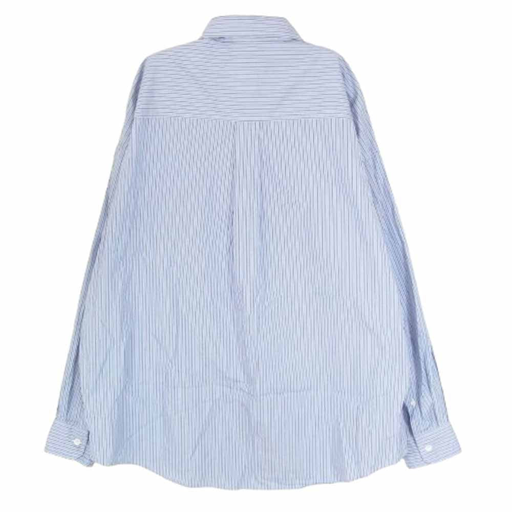 トライセクト Journal Standard ジャーナルスタンダード ボタンダウン ストライプ 長袖 シャツ ブルー系 M【中古】