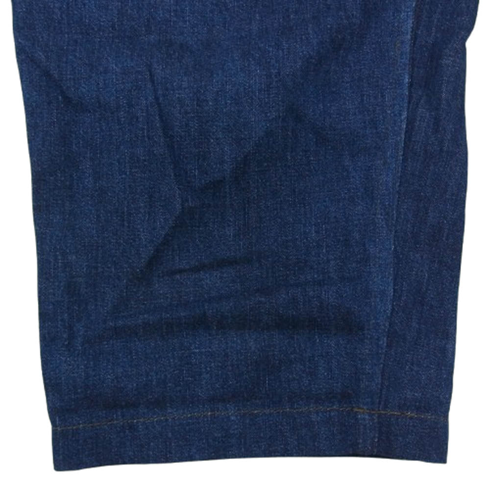 POST OVERALLS ポストオーバーオールズ 3319-8DI E-Z Chinois De Luxe Pant 8oz Denim w deep wash 8オンス デラックス デニム ウォッシュ イージー パンツ インディゴブルー系 L【中古】