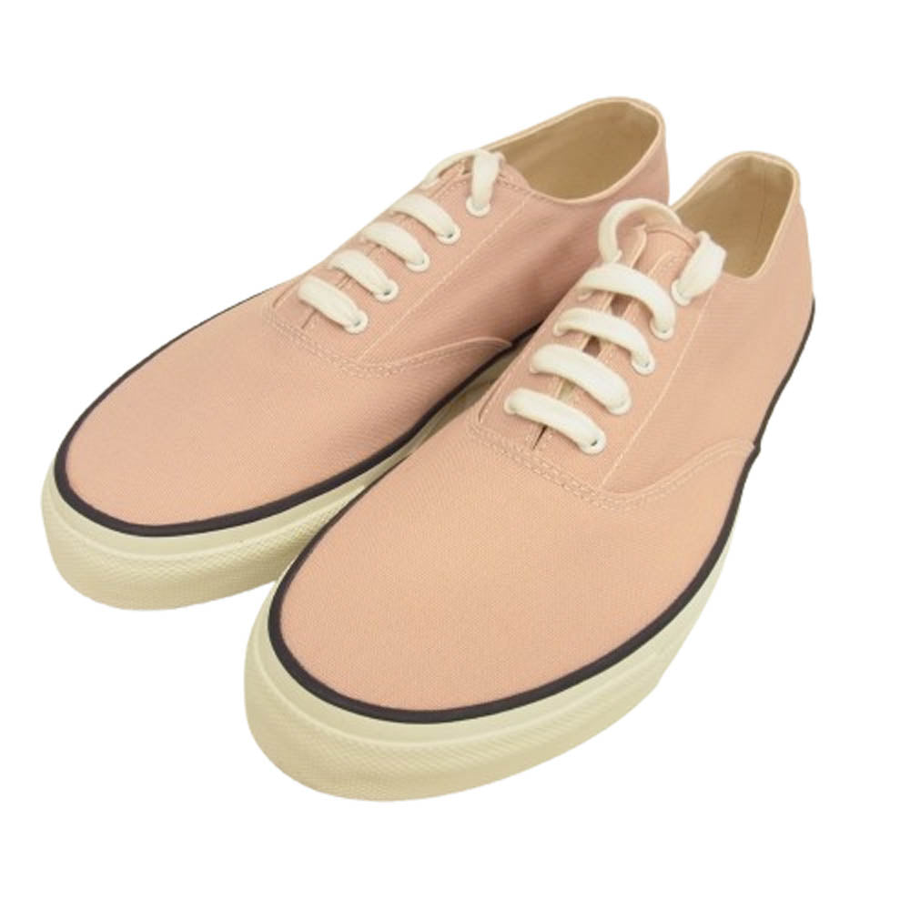 ANATOMICA アナトミカ × WAKOUWA ワクワ LOW CUT COTTON PINK×WHITESOLE ローカット コットン スニーカー ピンク ピンク系 7.5【極上美品】【中古】