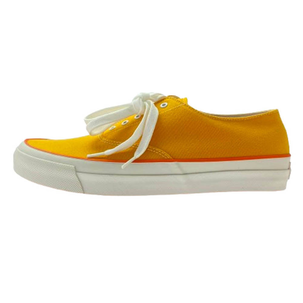 ANATOMICA アナトミカ × WAKOUWA ワクワ LOW CUTCOTTON YELLOW×WHITE SOLE ローカット コットン スニーカー イエロー イエロー系 7.5【新古品】【未使用】【中古】