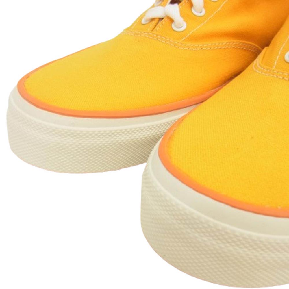 ANATOMICA アナトミカ × WAKOUWA ワクワ HI CUT CUTCOTTON YELLOW×WHITE SOLE ハイカット コットン スニーカー イエロー イエロー系 25.5cm【極上美品】【中古】