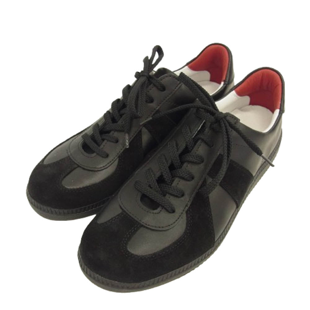 ディアザムラーソロ × Schwarzenbacher 1760 BW GYM SHOES レザー シューズ スニーカー ブラック系 40【新古品】【未使用】【中古】