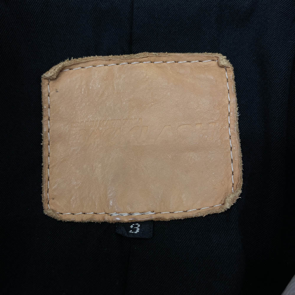 ISAMUKATAYAMA BACKLASH イサムカタヤマバックラッシュ 1927-06 JAPAN CALF NATURAL DYED “GARMENT-WASH” DOUBLE RIDERS ジャパンカーフ 製品洗い ダブルライダース ホワイト系 L 3【中古】