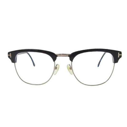TOM FORD トムフォード TF248 度入り HENRY ヘンリー アイウェア 眼鏡 フレーム：シルバー、ブラック系 51□20　145【中古】