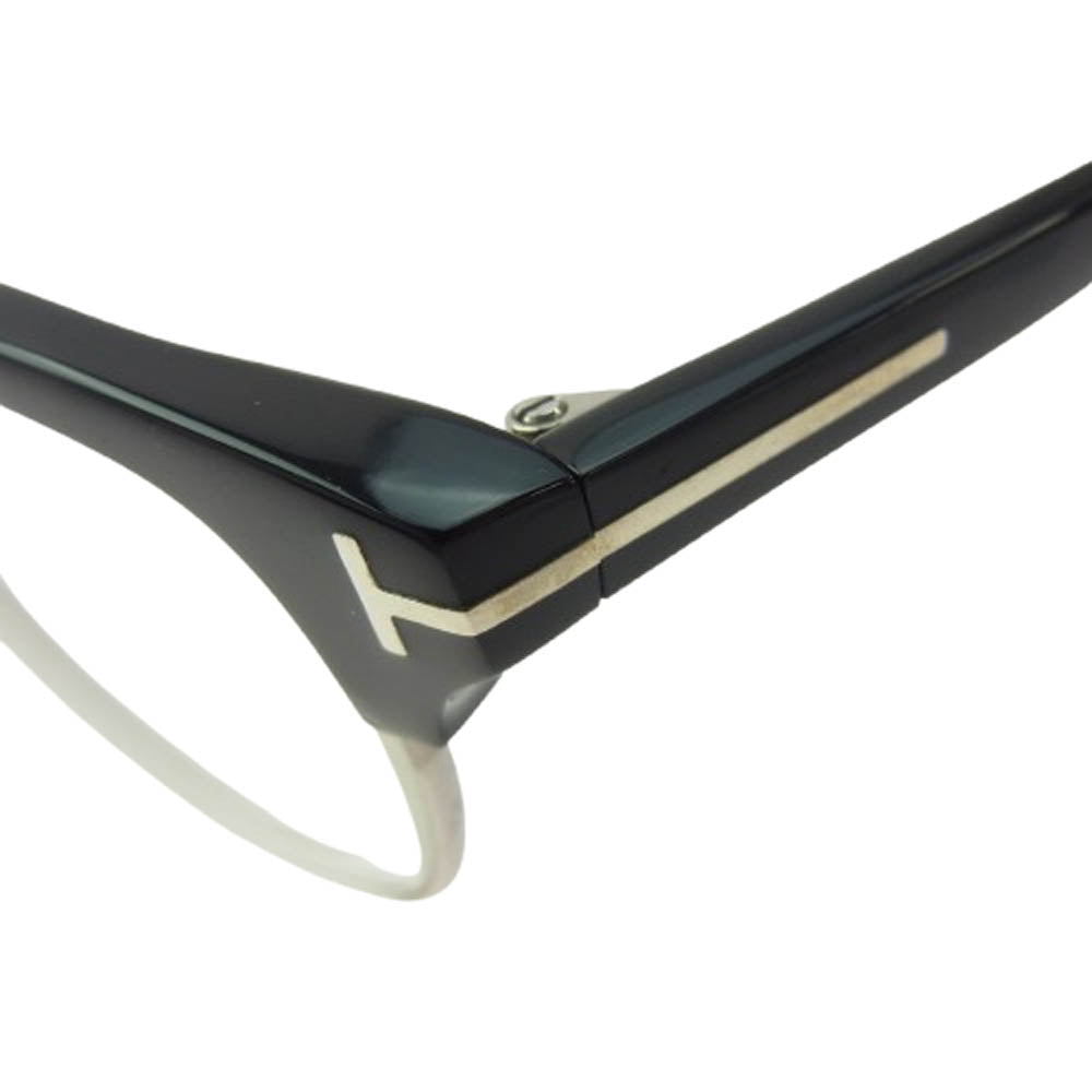 TOM FORD トムフォード TF248 度入り HENRY ヘンリー アイウェア 眼鏡 フレーム：シルバー、ブラック系 51□20　145【中古】