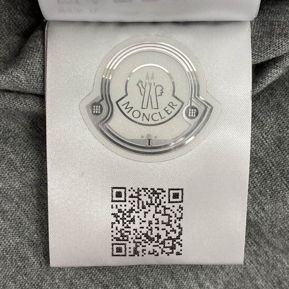 MONCLER モンクレール 25SS K20918C00033 829H8 モンクレールジャパンタグ SS TSHIRT 3 PACK ワッペン付 Tシャツ 半袖カットソー グレー系 XL【極上美品】【中古】