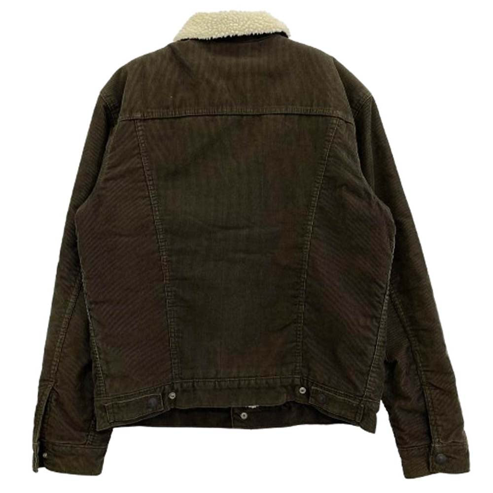 Levi's リーバイス CW-2118 コーデュロイ 裏ボア ジャケット オリーブ系 M【中古】