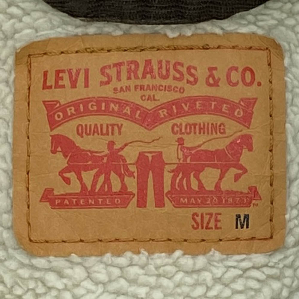 Levi's リーバイス CW-2118 コーデュロイ 裏ボア ジャケット オリーブ系 M【中古】