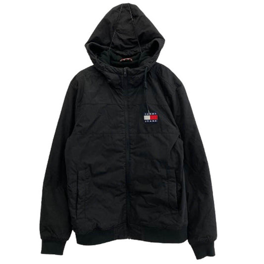TOMMY HILFIGER トミーヒルフィガー DM0DM11177 Tommy jeans フリース シェル ジャケット ブラック系 M【中古】