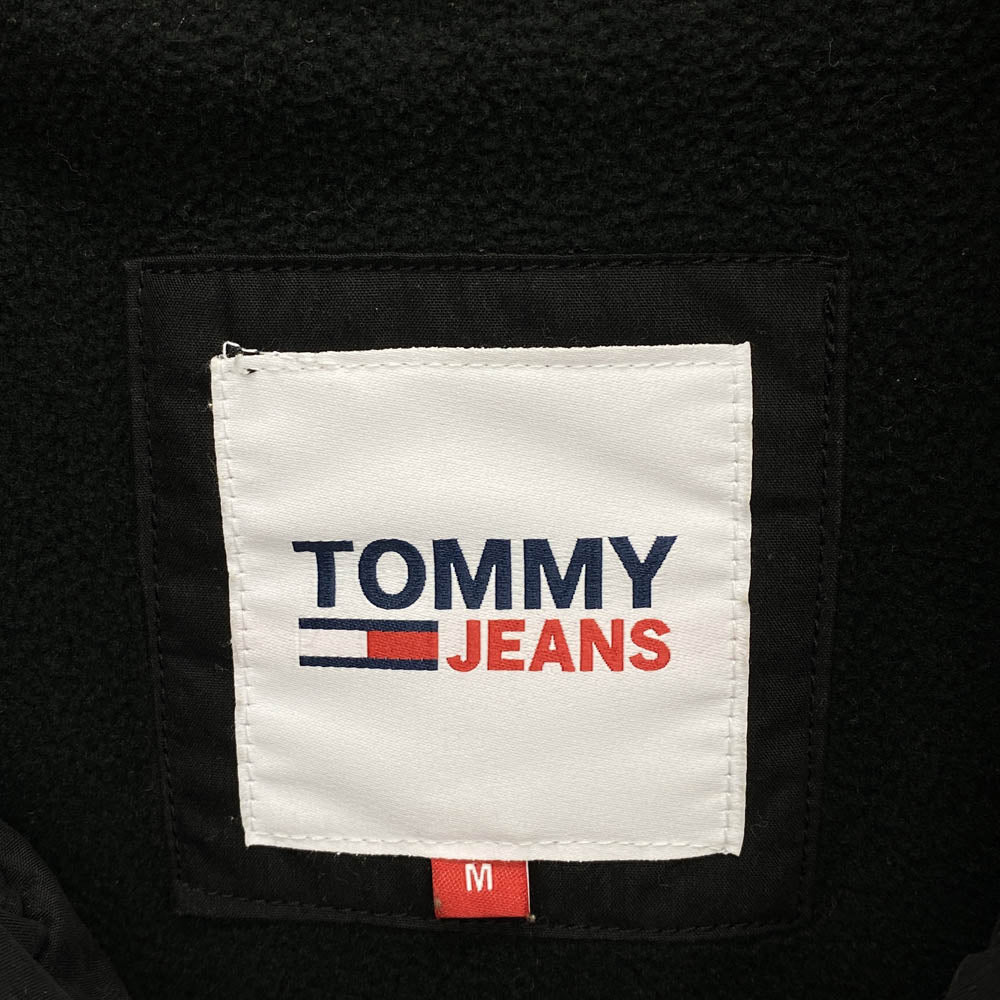 TOMMY HILFIGER トミーヒルフィガー DM0DM11177 Tommy jeans フリース シェル ジャケット ブラック系 M【中古】