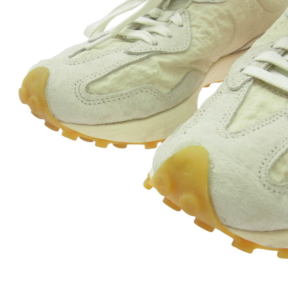 NEW BALANCE ニューバランス MS327KC1 スエード ローカット スニーカー オフホワイト系 26cm【中古】