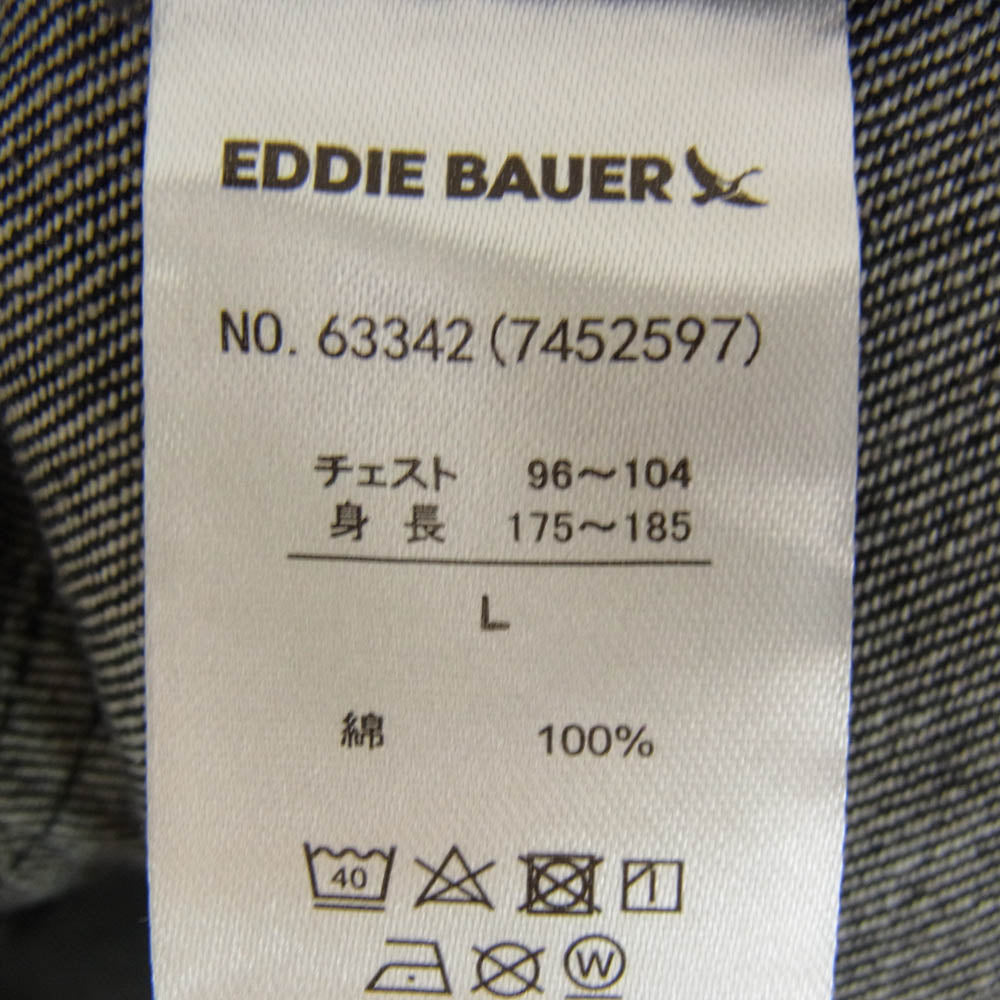 Eddie Bauer エディー・バウアー デニム ジャケット ブラック系 L【中古】