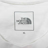 THE NORTH FACE ノースフェイス NT32451 S/S GEO SQUARE LOGO TEE ジオ スクエア ロゴ ヘビーコットン Tシャツ ホワイト系 XL【中古】