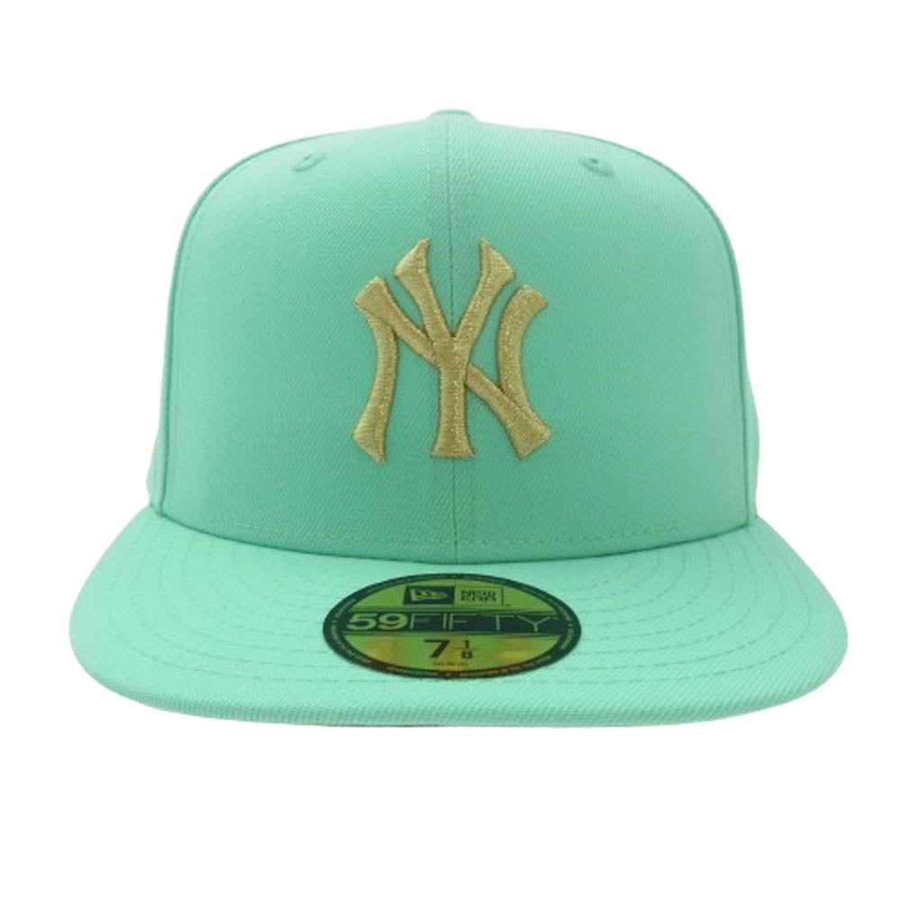 NEW ERA ニューエラ THE CAP別注 50h AVENUE 2.0 5950 NEYYANCO 50TH BLUTINT UV GRY 59FIFTY ティファニーブルー キャップ 帽子 ティファニーブルー【新古品】【未使用】【中古】