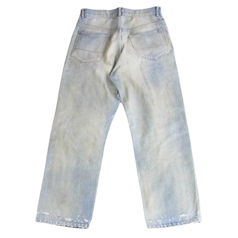 ANCELLM アンセルム ANC-PT58 P/DAMAGE DENIM STRAIGHT 5P PANTS 5ポケット ダメージ ストレート デニム パンツ インディゴブルー系 2【中古】