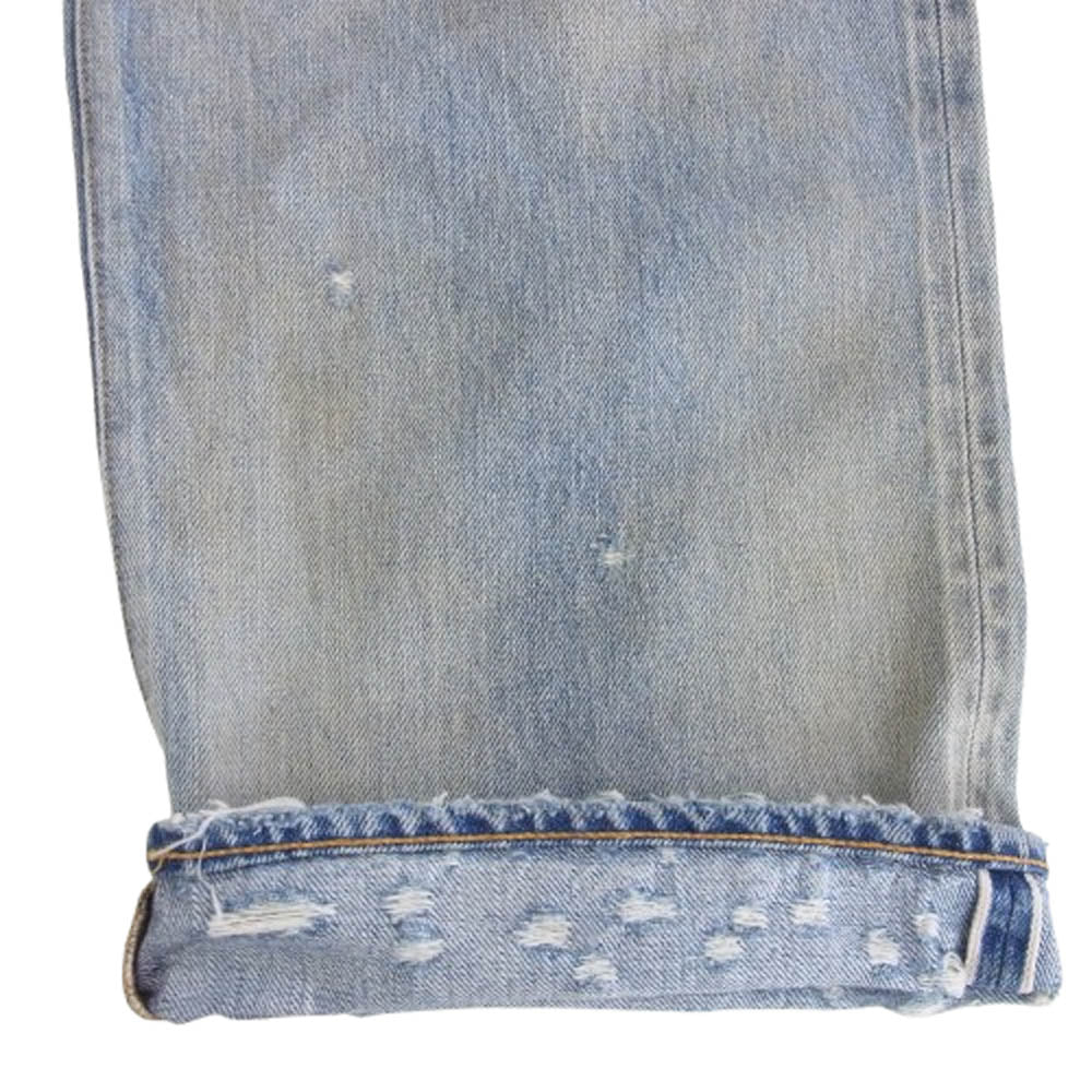 ANCELLM アンセルム ANC-PT58 P/DAMAGE DENIM STRAIGHT 5P PANTS 5