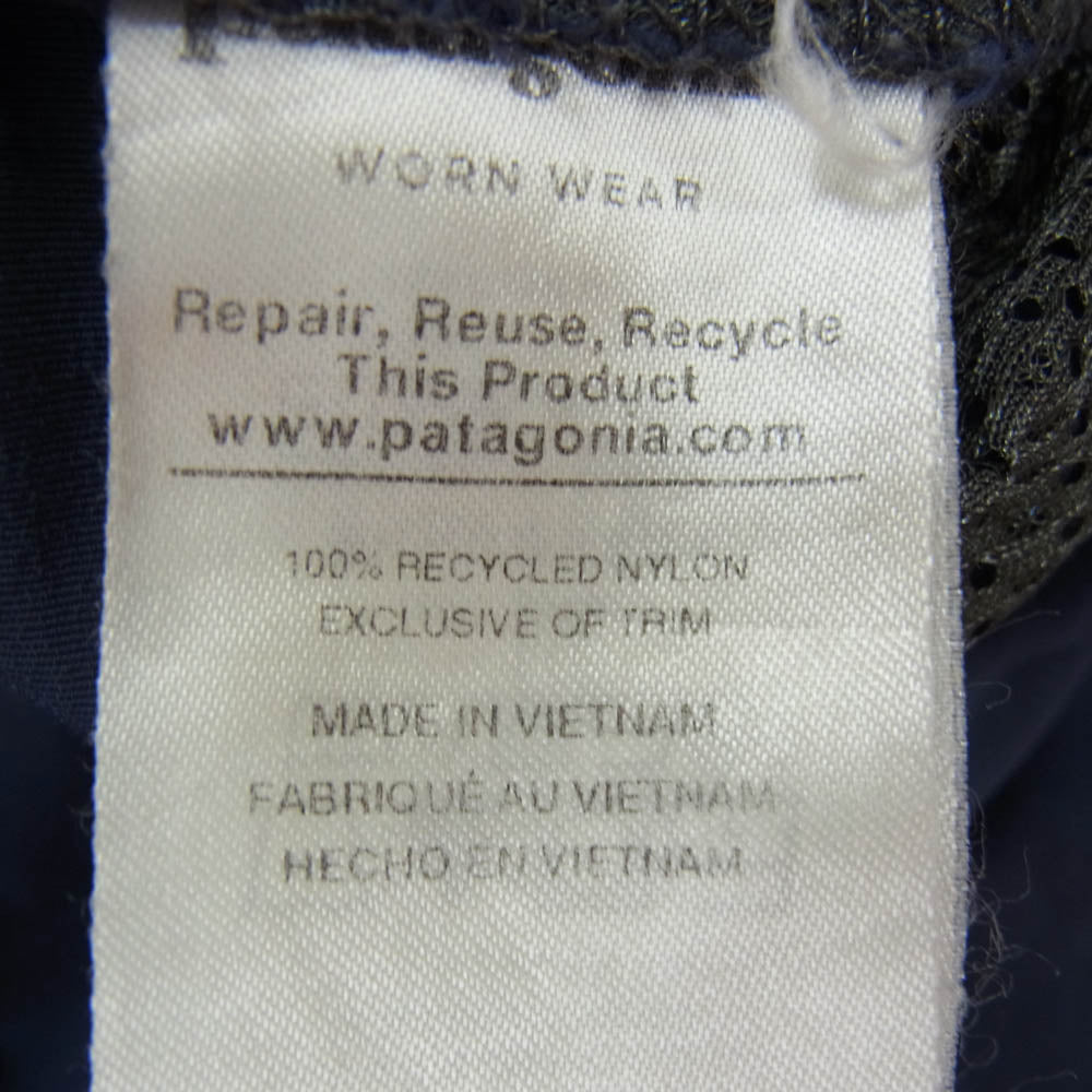 patagonia パタゴニア 19SS 67052 Boy's Baggies Shorts ボーイズ 子供用 バギーズ ショーツ ネイビー系 XL【中古】