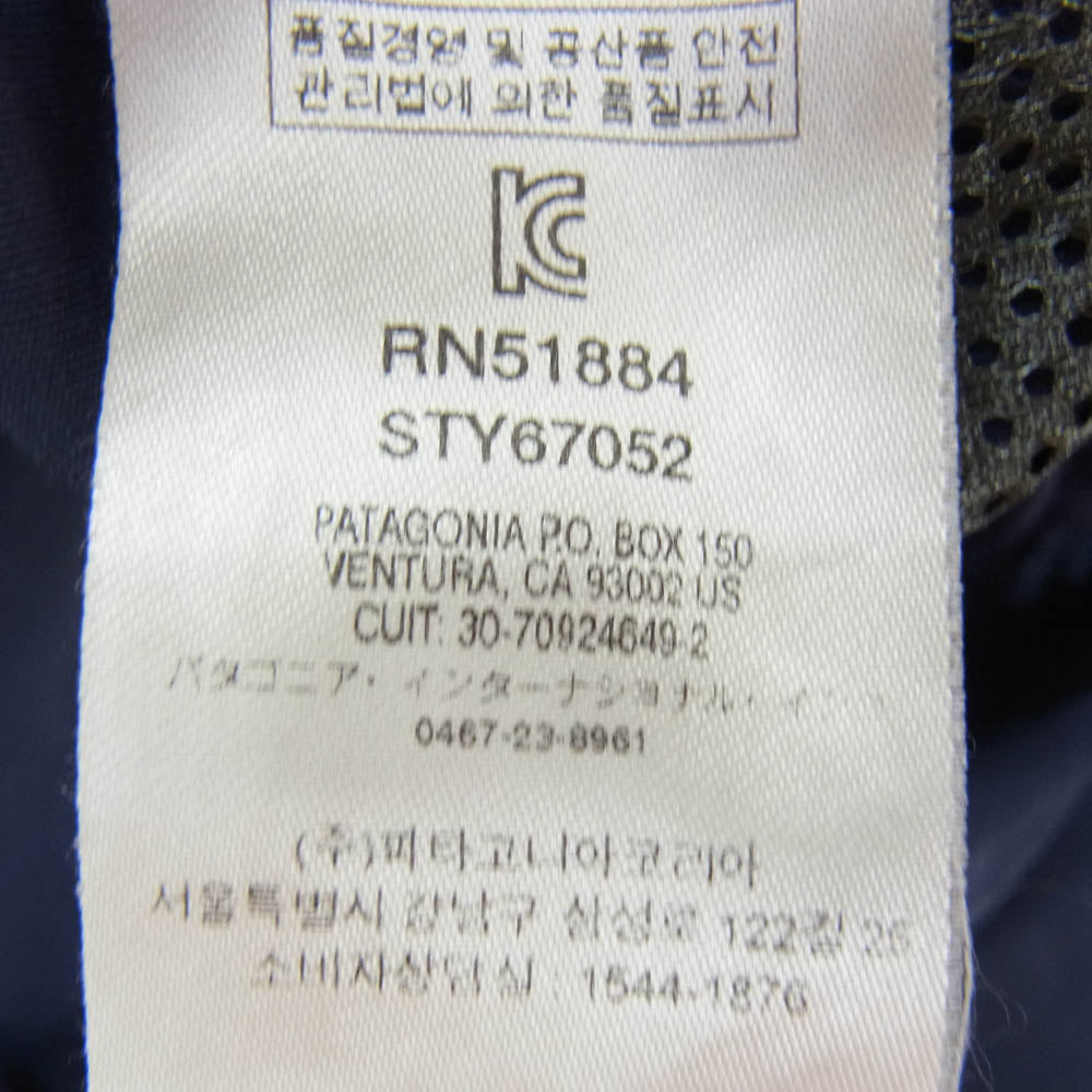 patagonia パタゴニア 19SS 67052 Boy's Baggies Shorts ボーイズ 子供用 バギーズ ショーツ ネイビー系 XL【中古】