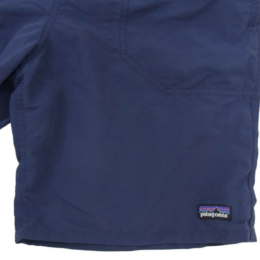 patagonia パタゴニア 19SS 67052 Boy's Baggies Shorts ボーイズ 子供用 バギーズ ショーツ ネイビー系 XL【中古】