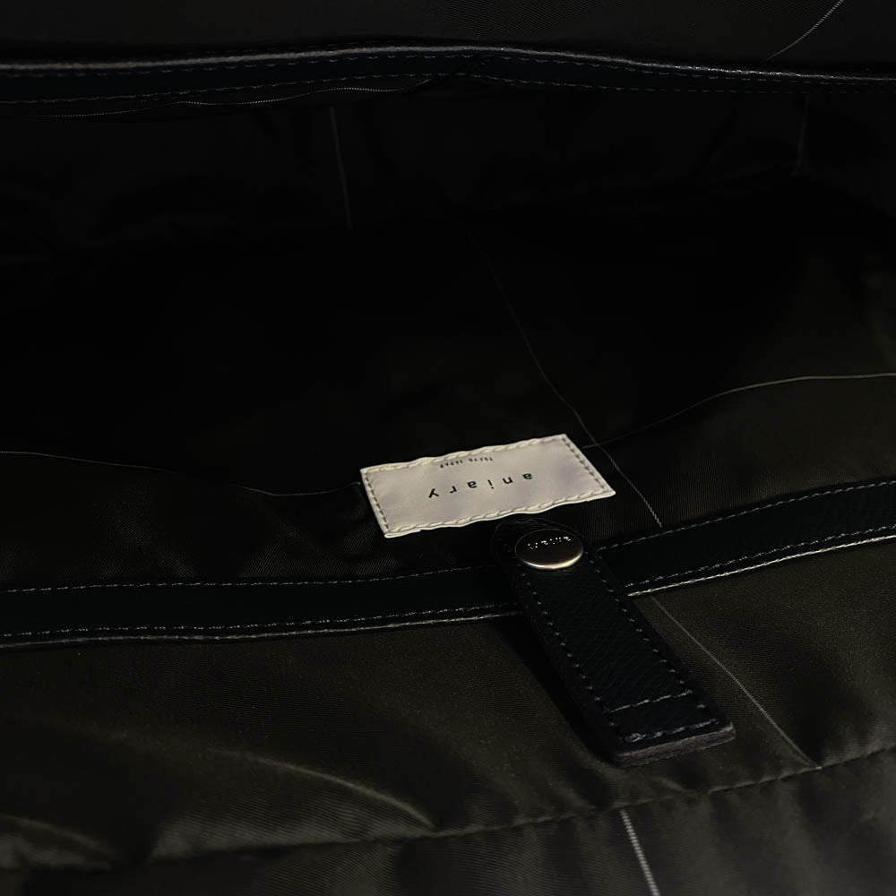 aniary アニアリ 33-01000 S Film Leather Brief エス フィルム レザー ブリーフ ケース バッグ ダークネイビー系【新古品】【未使用】【中古】