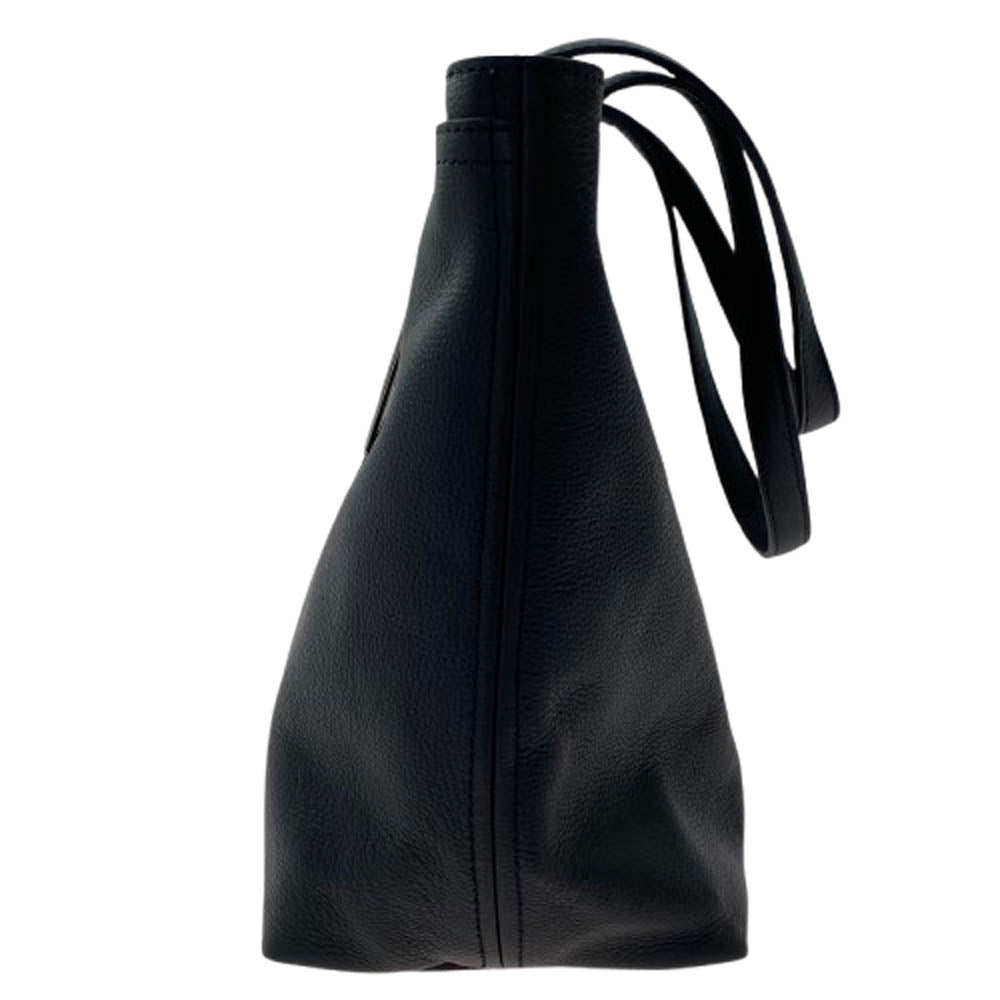 aniary アニアリ 07-02011 Shrink Leather Tote シュリンクレザー トート バッグ ブラック系【新古品】【未使用】【中古】