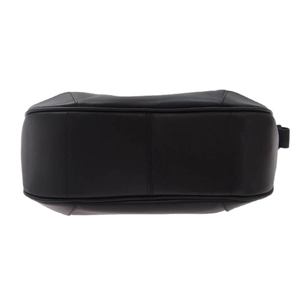 aniary アニアリ 01-03008 Antique Leather Shoulder アンティークレザー 舟型 ショルダー バッグ ブラック系【新古品】【未使用】【中古】
