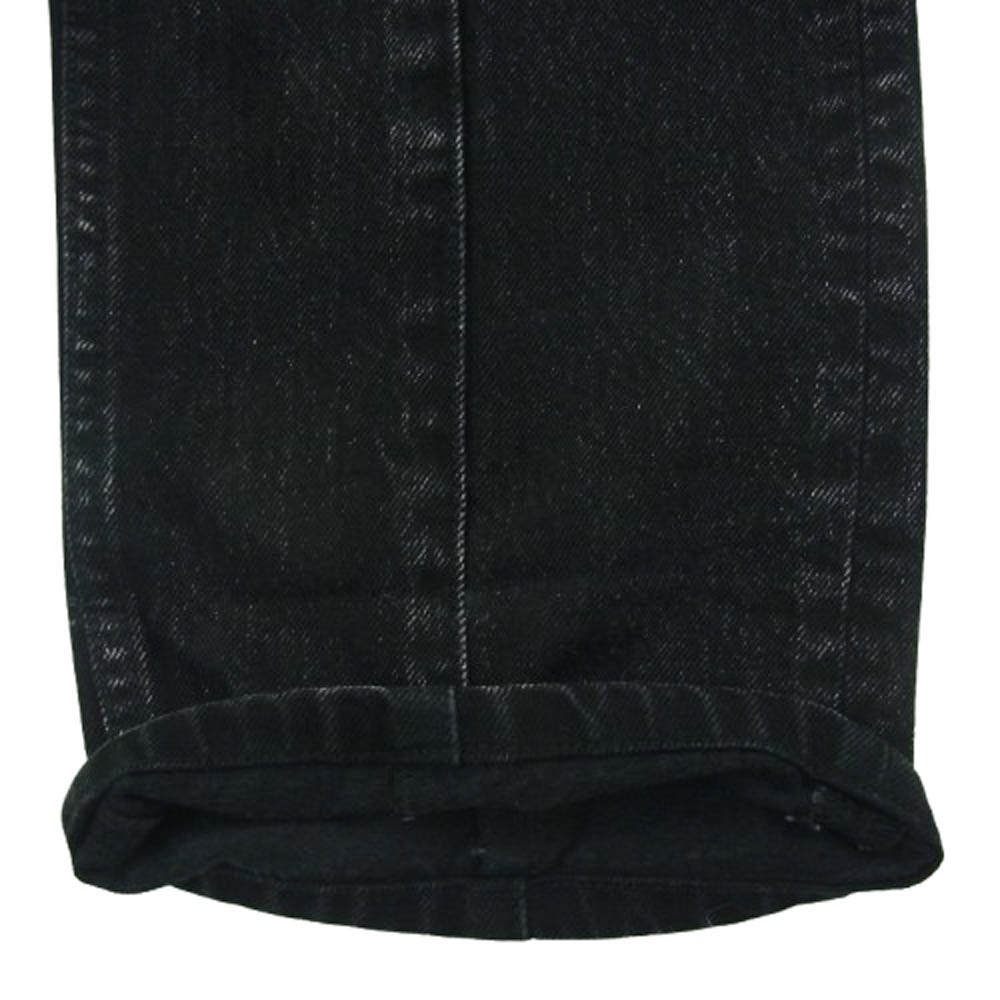 JOHN LAWRENCE SULLIVAN ジョンローレンスサリバン 20C022-0323-36 WASHED DENIM HOLLOWED OUT DENIM PANTS カットアウト ウォッシュド デニム パンツ ブラック系 XS【中古】