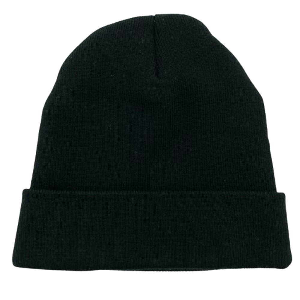 CHROME HEARTS クロムハーツ（原本無） WATCH CAP ワッチ キャップ ロゴ刺繍 アクリル ビーニー ニット帽 ブラック系【中古】