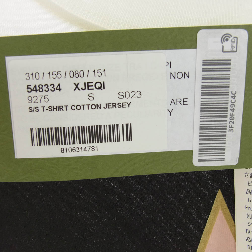 GUCCI グッチ 548334 XJEQI Love Parade LA T-Shirt スター プリント 半袖 Tシャツ ホワイト系 S【中古】