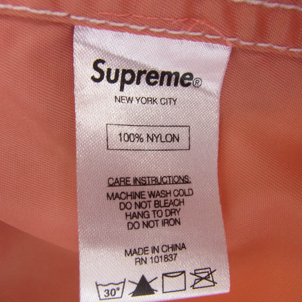 Supreme シュプリーム 16SS Nylon Chore Coat ロゴ刺繍 ナイロン チョア コート オレンジ系 M【中古】