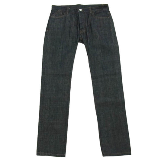 MAISON MARTIN MARGIELA メゾンマルタンマルジェラ 30LA005730358 ボタンフライ スリムフィット ストレート ジーンズ デニム パンツ インディゴブルー系 10【中古】