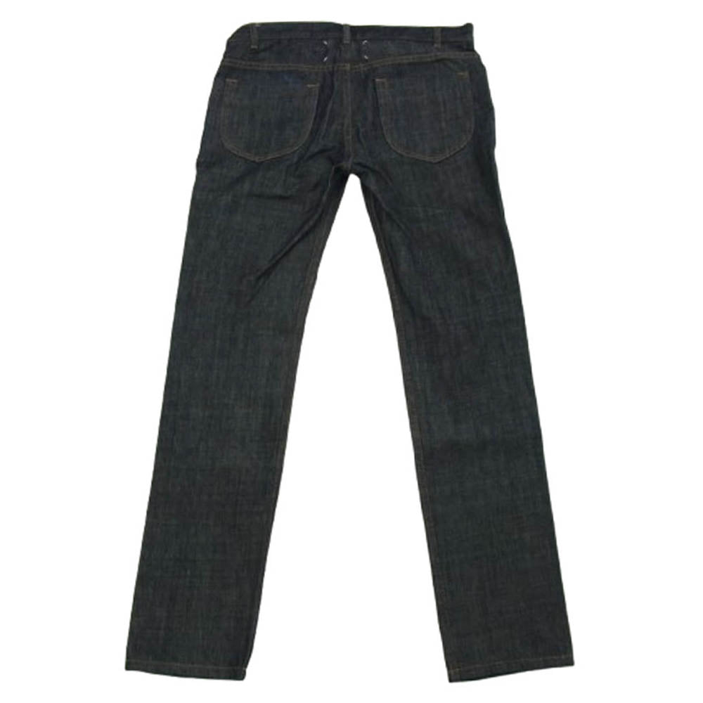 MAISON MARTIN MARGIELA メゾンマルタンマルジェラ 30LA005730358 ボタンフライ スリムフィット ストレート ジーンズ デニム パンツ インディゴブルー系 10【中古】